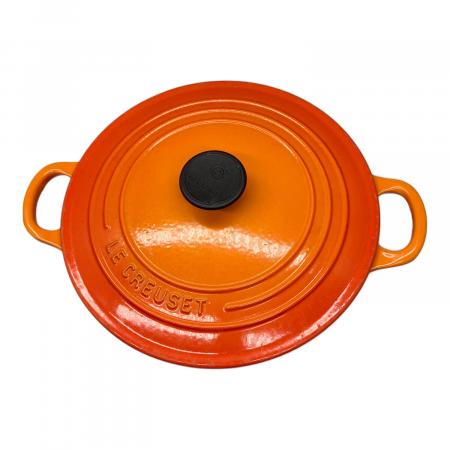 LE CREUSET (ルクルーゼ) ココットロンド オレンジ｜トレファクONLINE