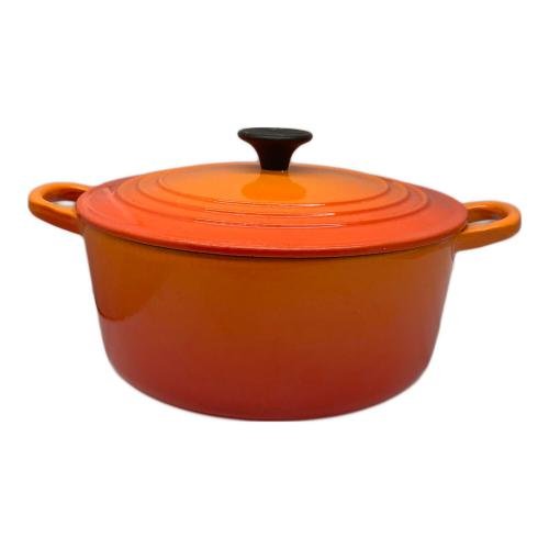 LE CREUSET (ルクルーゼ) ココットロンド オレンジ