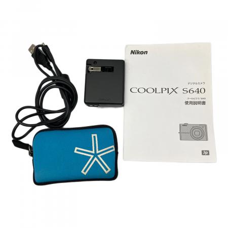 美品 動作確認済 Nikon COOLPIX S640 コンパクトデジタルカメラ Nikon (ニコン) コンパクトデジタルカメラ COOLPIX S640｜トレファクONLINE