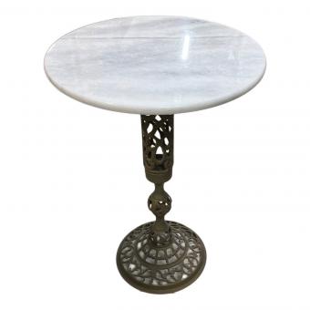 サイドテーブル　大理石調