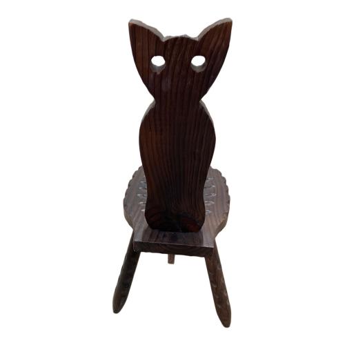木製チェア フクロウ