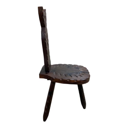 木製チェア フクロウ