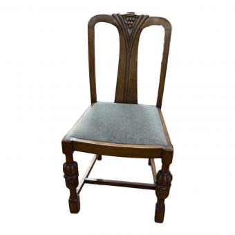 ダイニングチェアー バルボスレッグ ブラウン×グレー