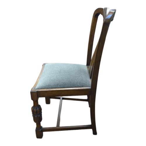 ダイニングチェアー バルボスレッグ ブラウン×グレー