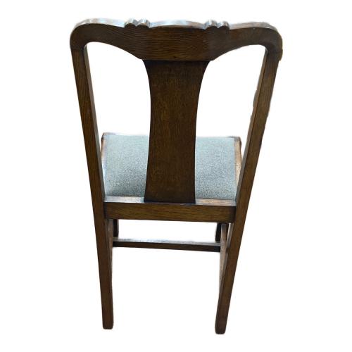 ダイニングチェアー バルボスレッグ ブラウン×グレー