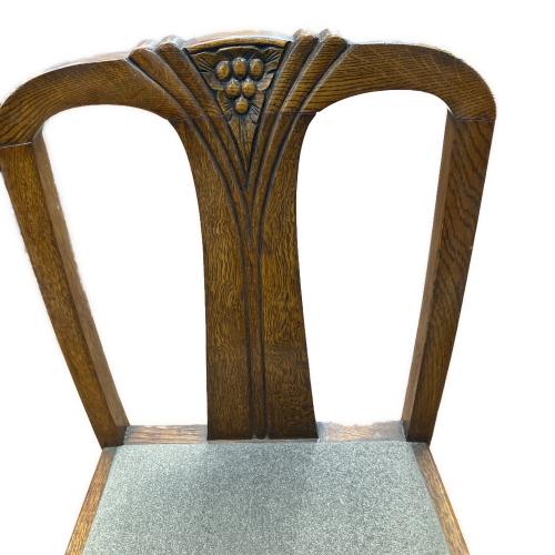 ダイニングチェアー バルボスレッグ ブラウン×グレー