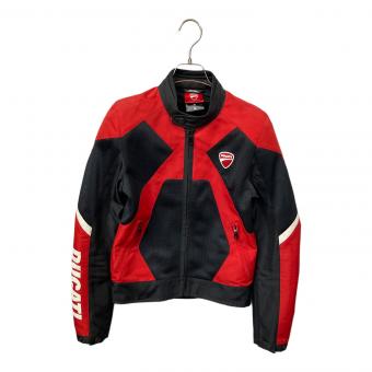 DUCATI (ドゥカティ) ライダースジャケット レディース SIZE XS レッド×ブラック