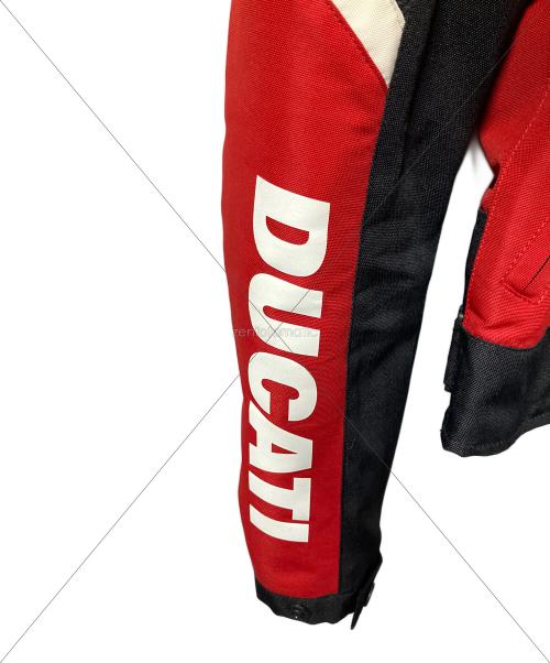 DUCATI (ドゥカティ) ライダースジャケット レディース SIZE XS レッド×ブラック