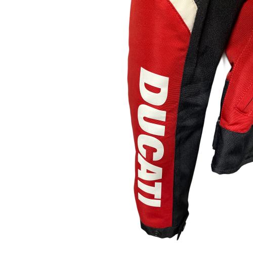 DUCATI (ドゥカティ) ライダースジャケット レディース SIZE XS レッド×ブラック