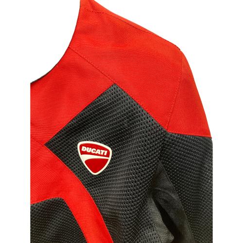 DUCATI (ドゥカティ) ライダースジャケット レディース SIZE XS レッド×ブラック