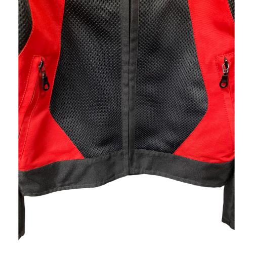 DUCATI (ドゥカティ) ライダースジャケット レディース SIZE XS レッド×ブラック
