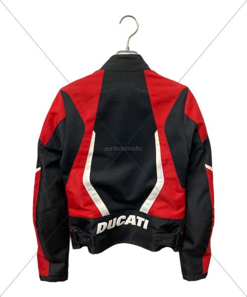 DUCATI (ドゥカティ) ライダースジャケット レディース SIZE XS レッド×ブラック