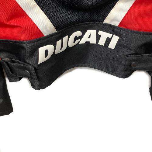 DUCATI (ドゥカティ) ライダースジャケット レディース SIZE XS レッド×ブラック