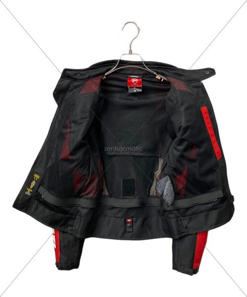 DUCATI (ドゥカティ) ライダースジャケット レディース SIZE XS レッド×ブラック
