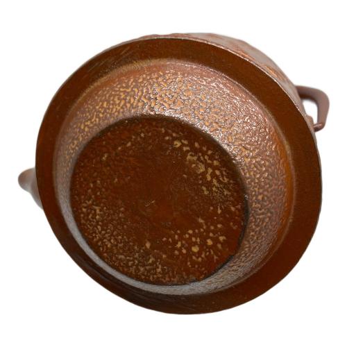 南部鉄器 (ナンブテッキ) 鉄瓶 盛栄堂 桜皮寸筒