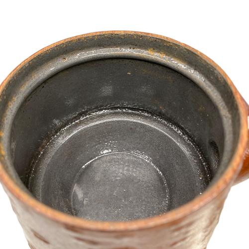 南部鉄器 (ナンブテッキ) 鉄瓶 盛栄堂 桜皮寸筒