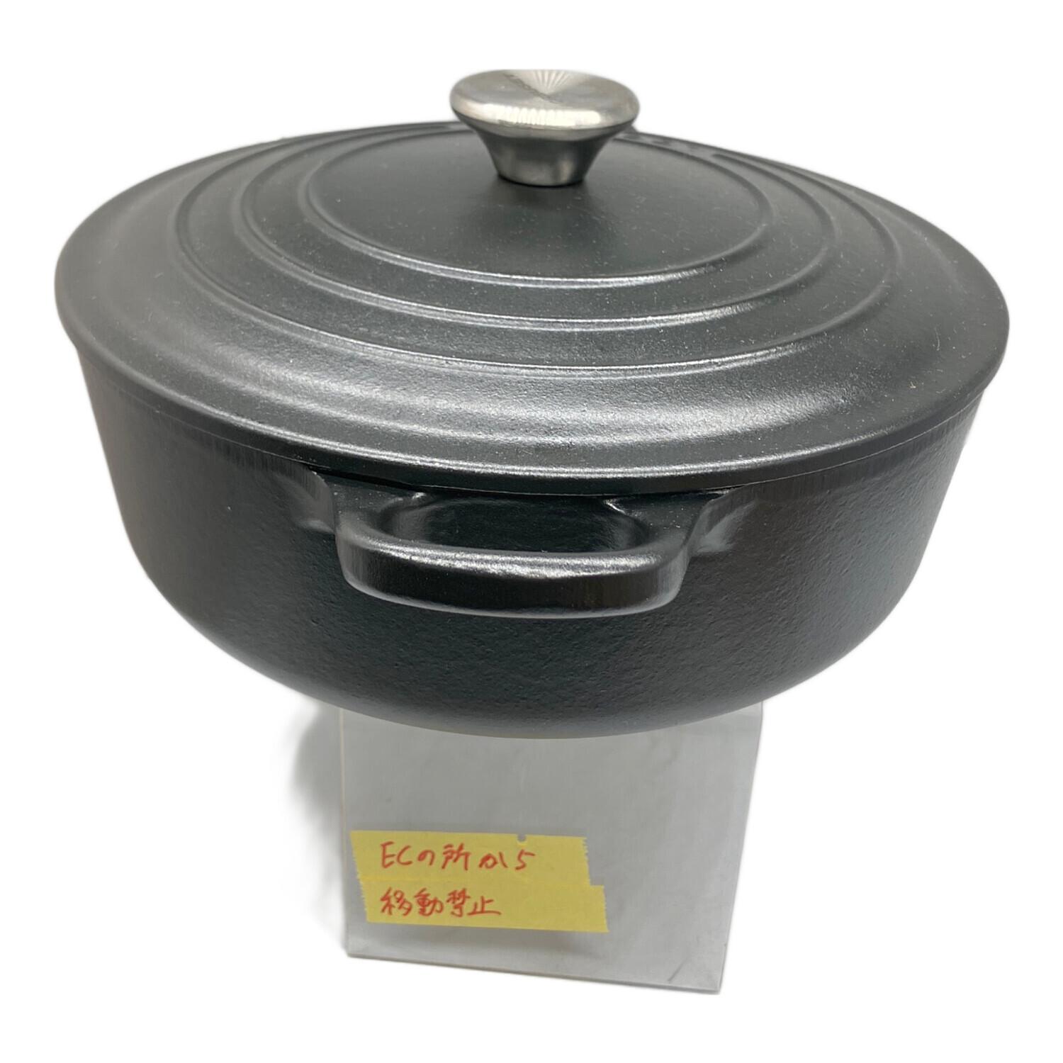 LE CREUSET (ルクルーゼ) 鍋 ブラック ココット・ロンド｜トレファクONLINE