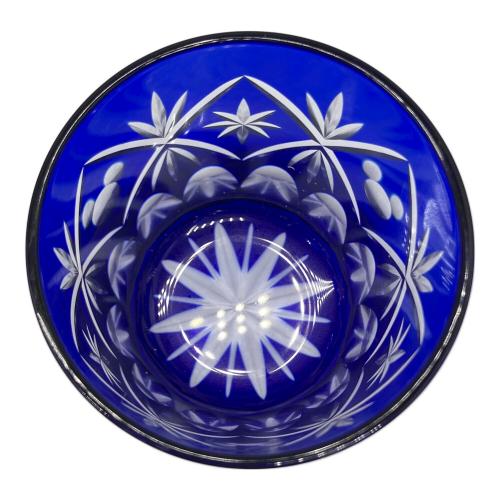 DISNEY (ディズニー) 江戸切子 ロックグラス R335 瑠璃