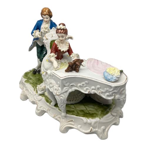 アンティークピアノフィギュリン レースドール 18世紀 ドイツ製