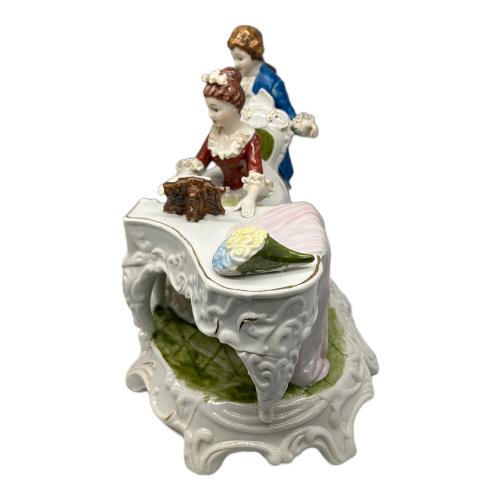 アンティークピアノフィギュリン レースドール 18世紀 ドイツ製