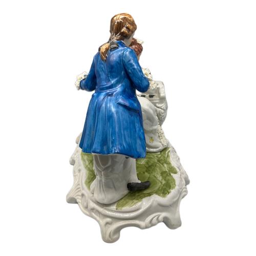 アンティークピアノフィギュリン レースドール 18世紀 ドイツ製