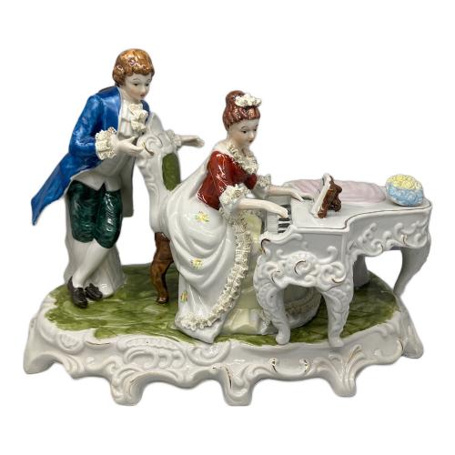 アンティークピアノフィギュリン レースドール 18世紀 ドイツ製