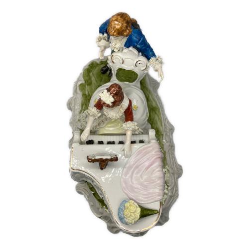 アンティークピアノフィギュリン レースドール 18世紀 ドイツ製