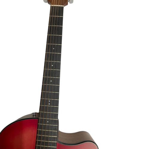 IBANEZ (アイバニーズ) Advanced Acoustic Auditorium Coral Red Burst Open Pore AAM50CE-CRO