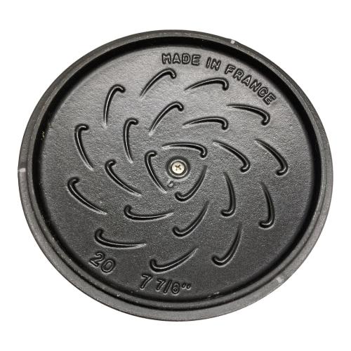 Staub (ストウブ) 両手鍋 ラ ココット de GOHAN  フランス製 Lサイズ 20cm ブラック