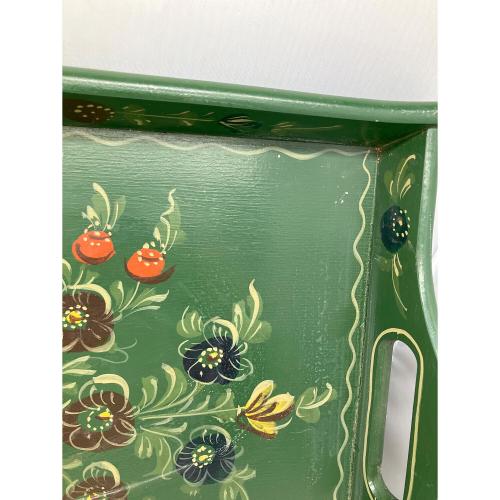 Hindeloopen トールペイントトレー オランダ民芸品 GAUKE BOOTSMA作