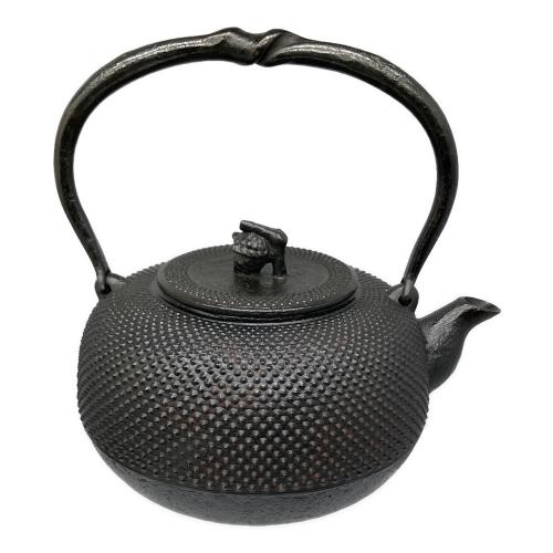 南部鉄器 (ナンブテッキ) 鉄瓶 南部秀山