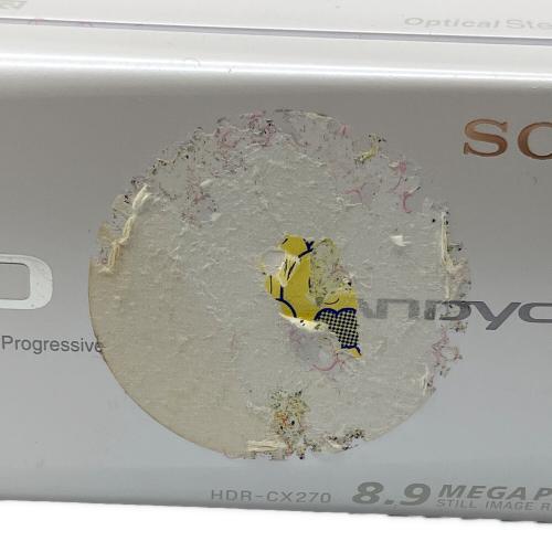 SONY (ソニー) ビデオカメラ HDR-CX270V シール跡有
