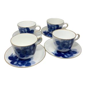 大倉陶園 (オオクラトウエン) カップ&ソーサー ブルーローズ