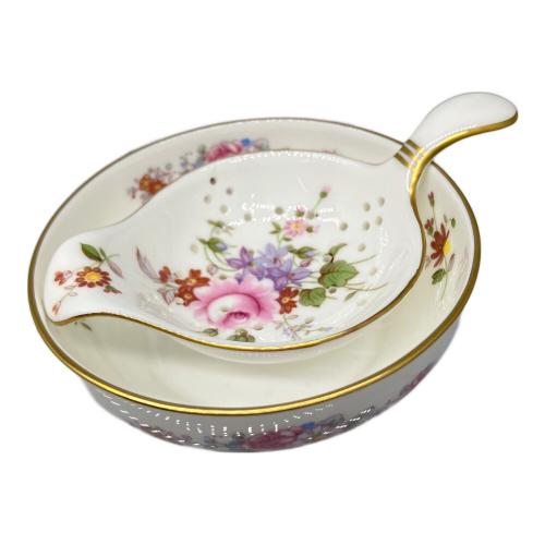 ROYAL CROWN DERBY (ロイヤルクラウンダービー) ティーストレーナー・受け皿セット Derby Posies