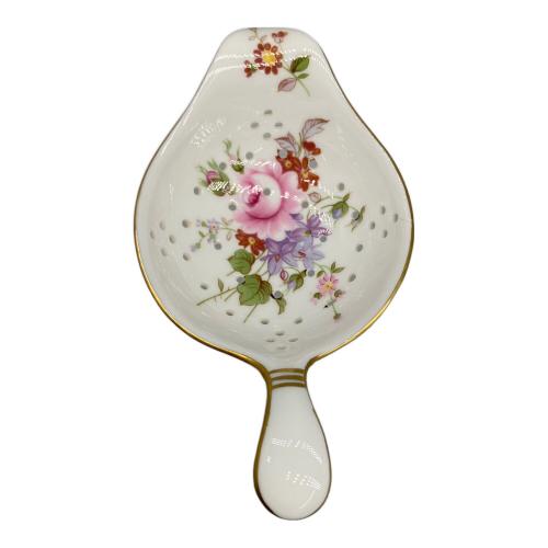 ROYAL CROWN DERBY (ロイヤルクラウンダービー) ティーストレーナー・受け皿セット Derby Posies