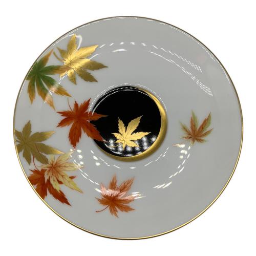 大倉陶園 (オオクラトウエン) カップ&ソーサー 6C/E040 @ §マーク . 碗皿ごよみ12ヶ月 紅葉（霜月）碗皿