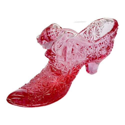 FENTON (フェントン) ヴィンテージガラス細工 ハイヒールと猫
