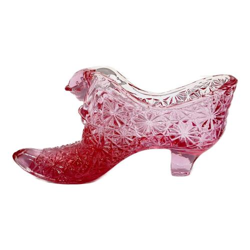 FENTON (フェントン) ヴィンテージガラス細工 ハイヒールと猫
