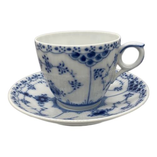 ROYAL COPENHAGEN (ロイヤル・コペンハーゲン) カップ&ソーサー ブルーフルーテッド・ハーフレース