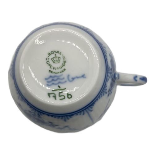 ROYAL COPENHAGEN (ロイヤル・コペンハーゲン) カップ&ソーサー ブルーフルーテッド・ハーフレース