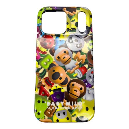 A BATHING APE (アベイシングエイプ) 3D MILO ALL FRIENDS IPHONE 17 PRO MAX CASE スマホケース