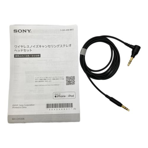 SONY (ソニー) ワイヤレスヘッドホン WH-CH720N