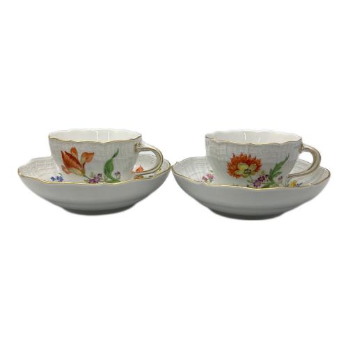 Meissen (マイセン) カップ&ソーサー ベーシックフラワー 6Pセット
