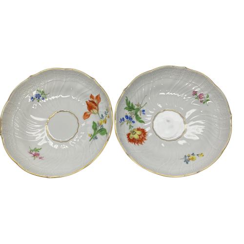 Meissen (マイセン) カップ&ソーサー ベーシックフラワー 6Pセット