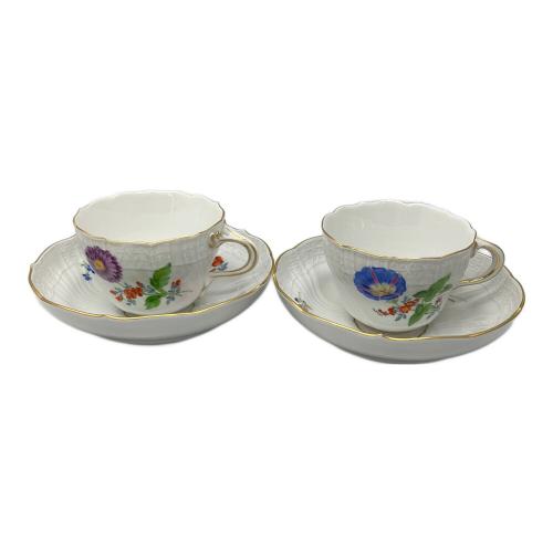 Meissen (マイセン) カップ&ソーサー ベーシックフラワー 6Pセット
