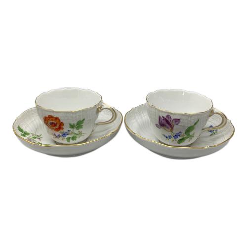 Meissen (マイセン) カップ&ソーサー ベーシックフラワー 6Pセット
