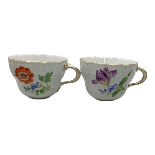 Meissen (マイセン) カップ&ソーサー ベーシックフラワー 6Pセット