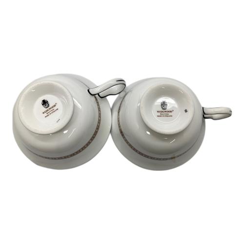Wedgwood (ウェッジウッド) カップ&ソーサー６Pｾセット 黒壺 フロレンティーン・ターコイズ