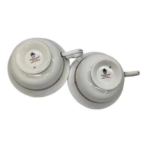 Wedgwood (ウェッジウッド) カップ&ソーサー６Pｾセット 黒壺 フロレンティーン・ターコイズ
