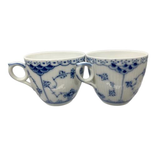 ROYAL COPENHAGEN (ロイヤル・コペンハーゲン) カップ&ソーサー5P ブルーフルーテッド・ハーフレース